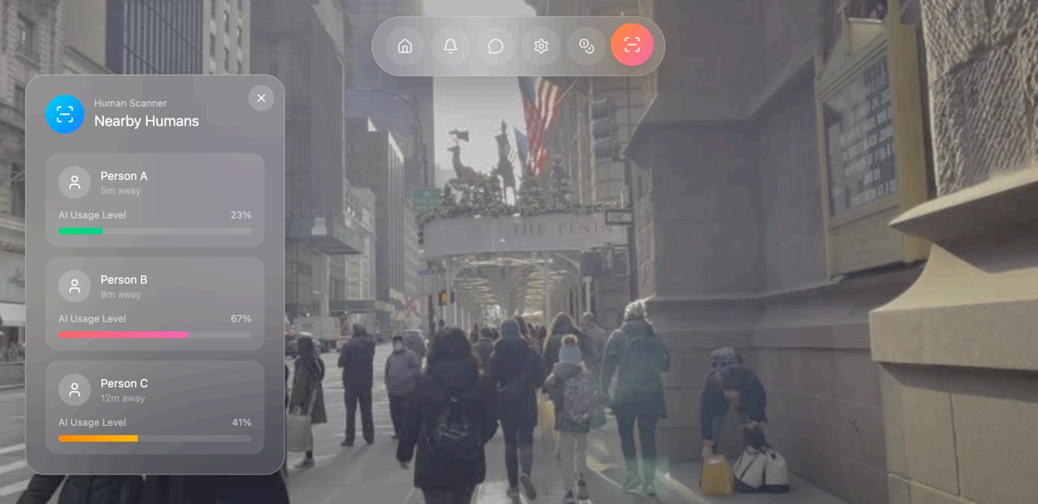 HI prototype: Nearby humans