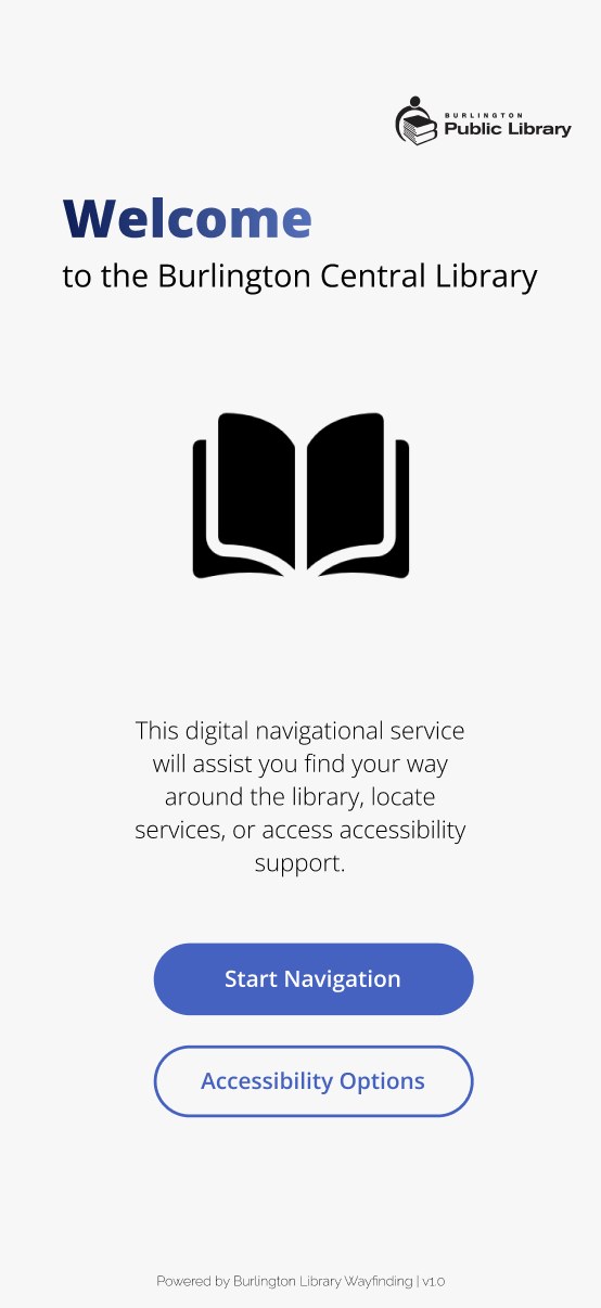 Welcome and onboarding screen